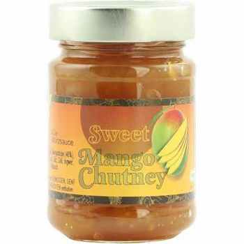 Chutney Mango sweet  süßes Mangochutney   Vegan  BARRIQUE-Feine Manufaktur  Deutschland 230g-Glas