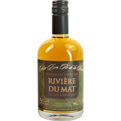 Rum Reunion Riviére du Mat  Echter Île Réunion Rum nce)  Vegan  Riviere du Mat Distillery île de la Réunion (Fra Frankreich 500ml-Fl